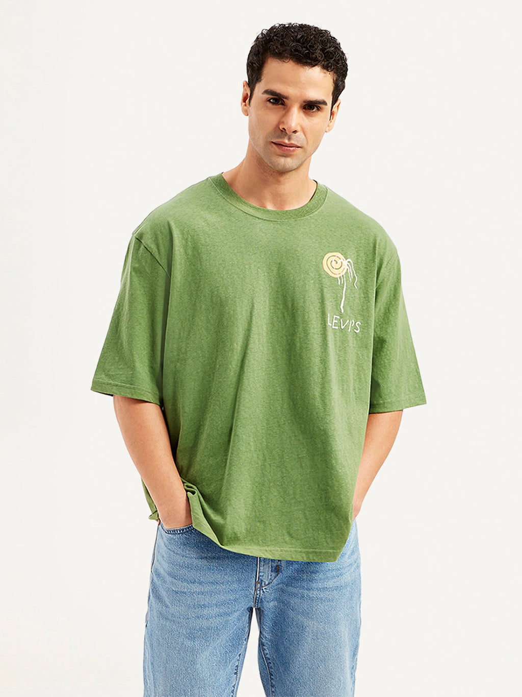 Men's Graphic Print Loose Fit T-Shirt