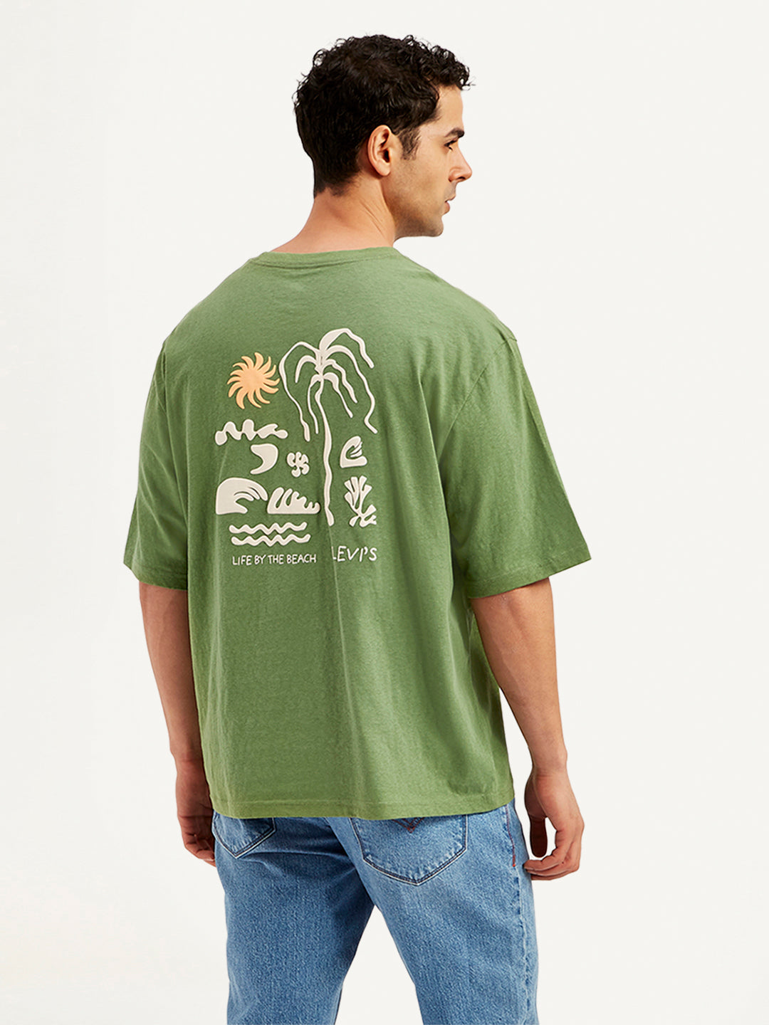 Men's Graphic Print Loose Fit T-Shirt