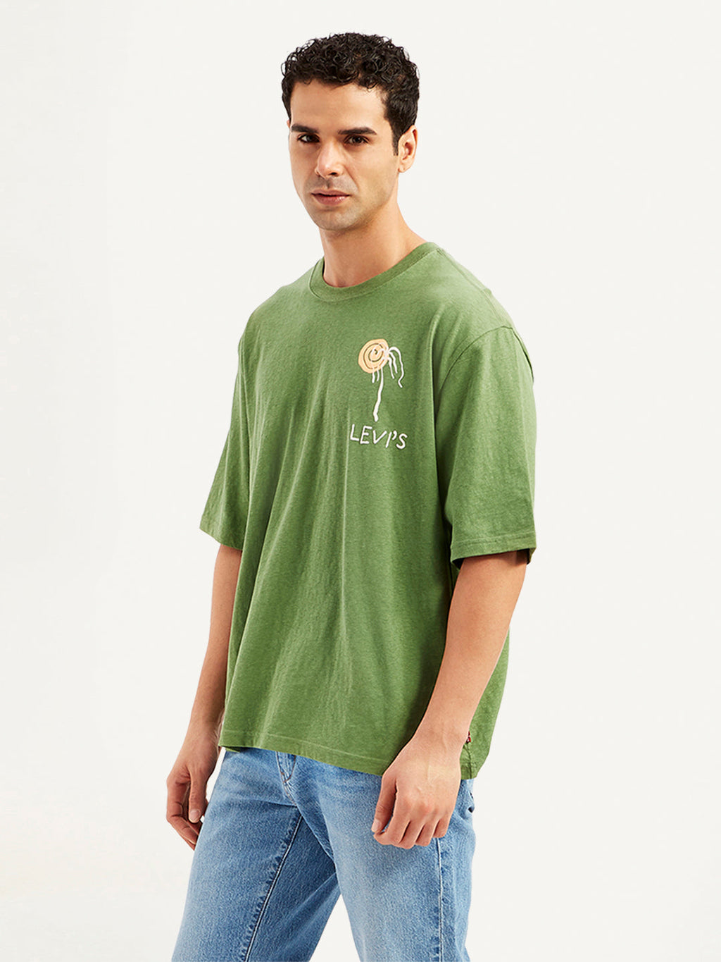 Men's Graphic Print Loose Fit T-Shirt