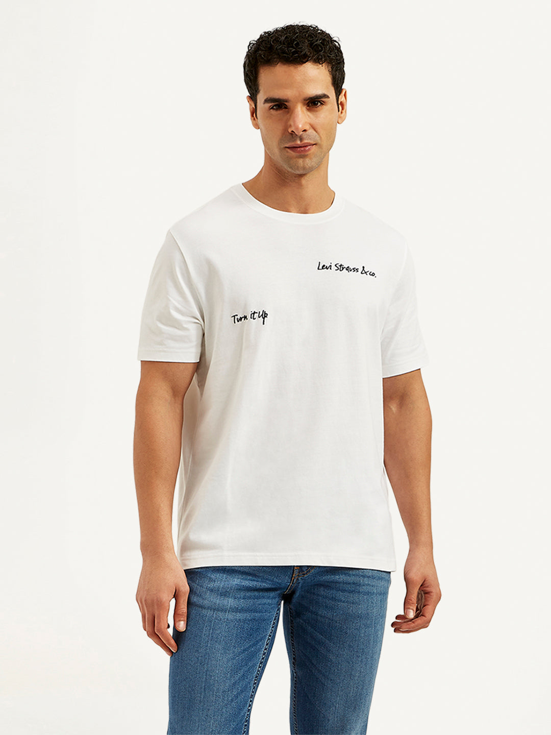 Men's Graphic Print Loose Fit T-Shirt