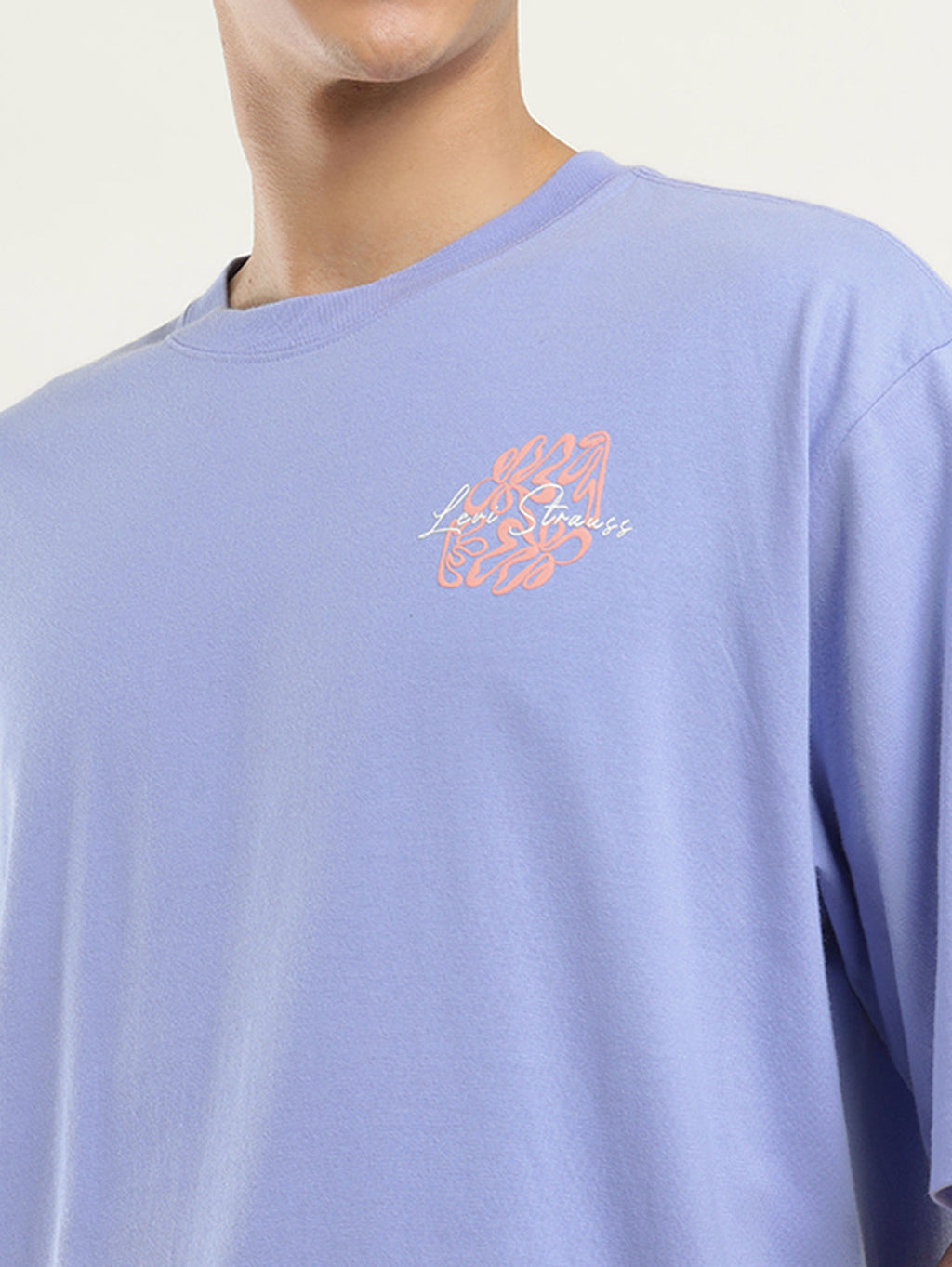 Men's Solid Loose Fit T-Shirt