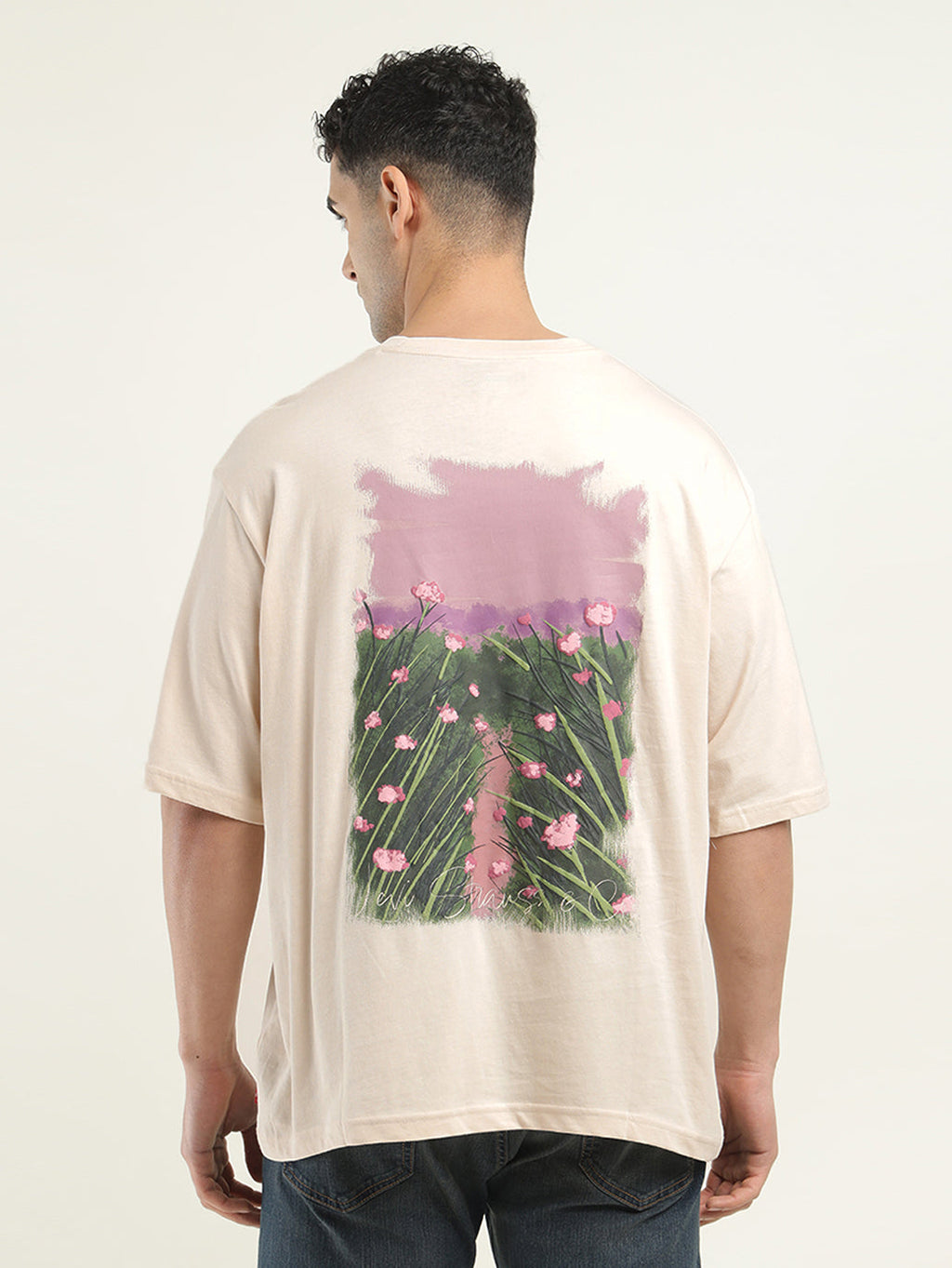 Men's Graphic Print Loose Fit T-shirt