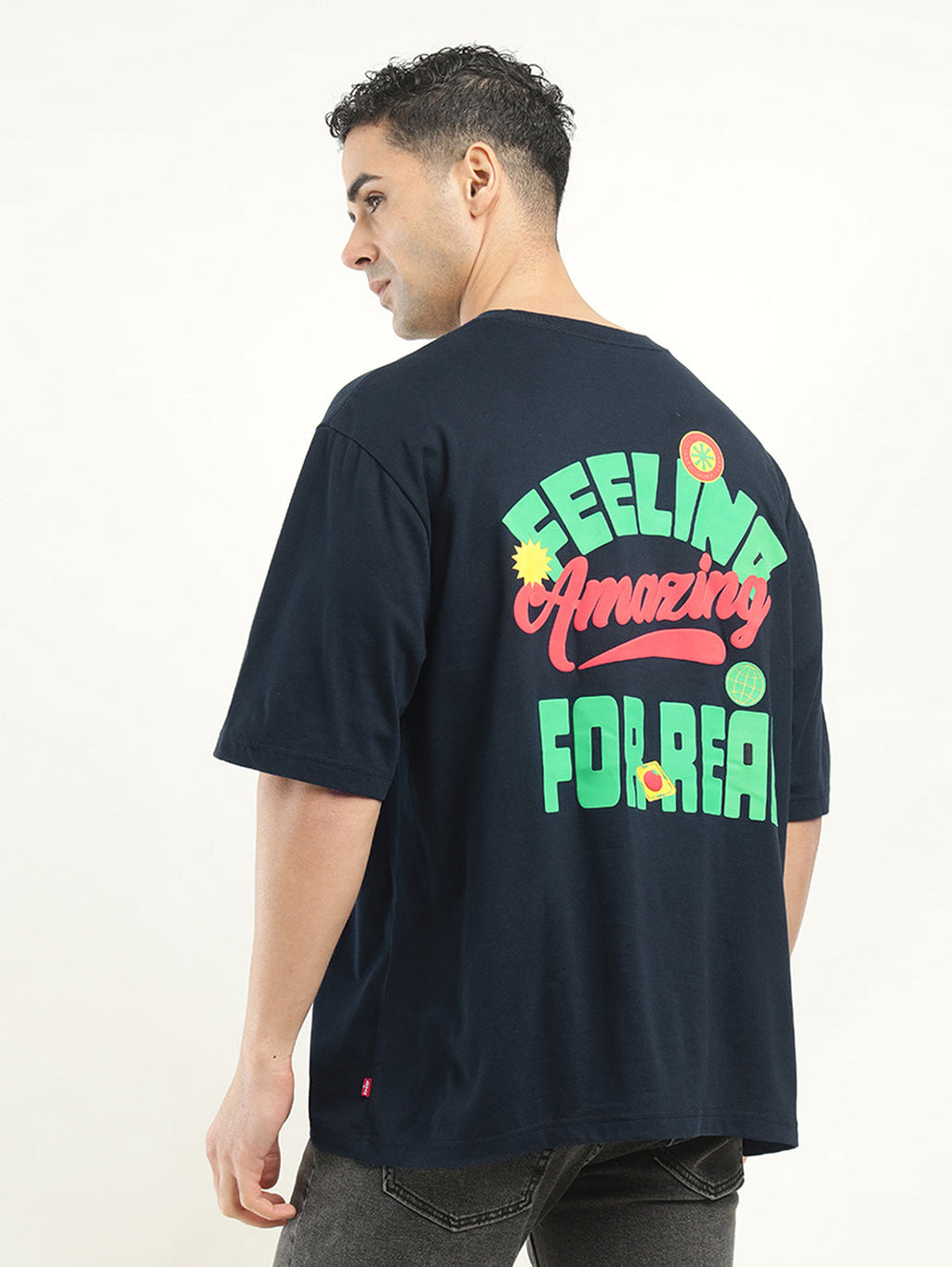 Men's Graphic Print Loose Fit T-shirt