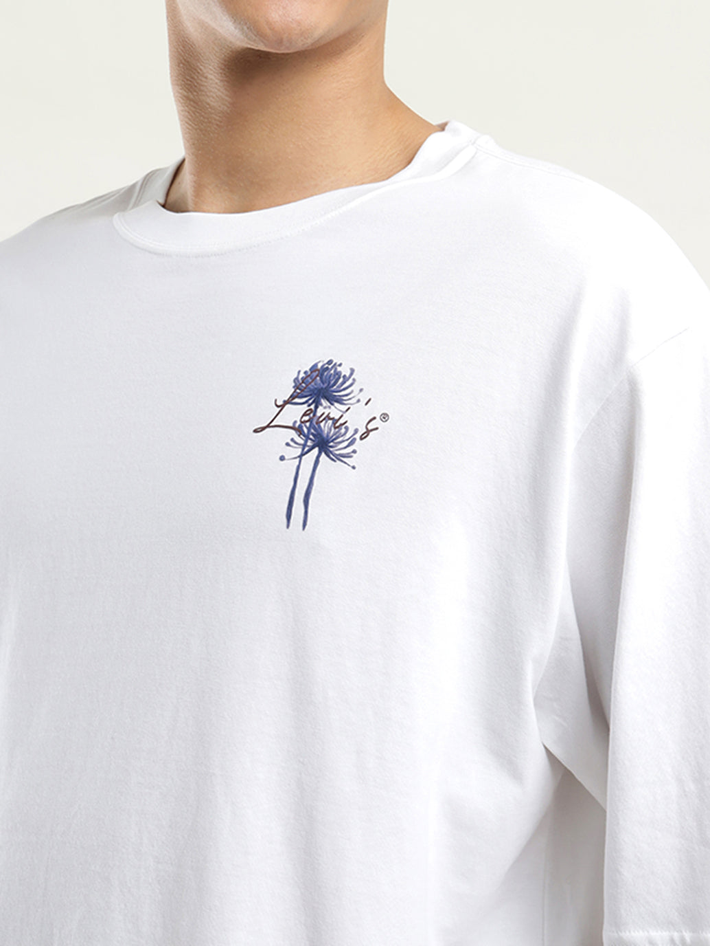 Men's Solid Loose Fit T-Shirt