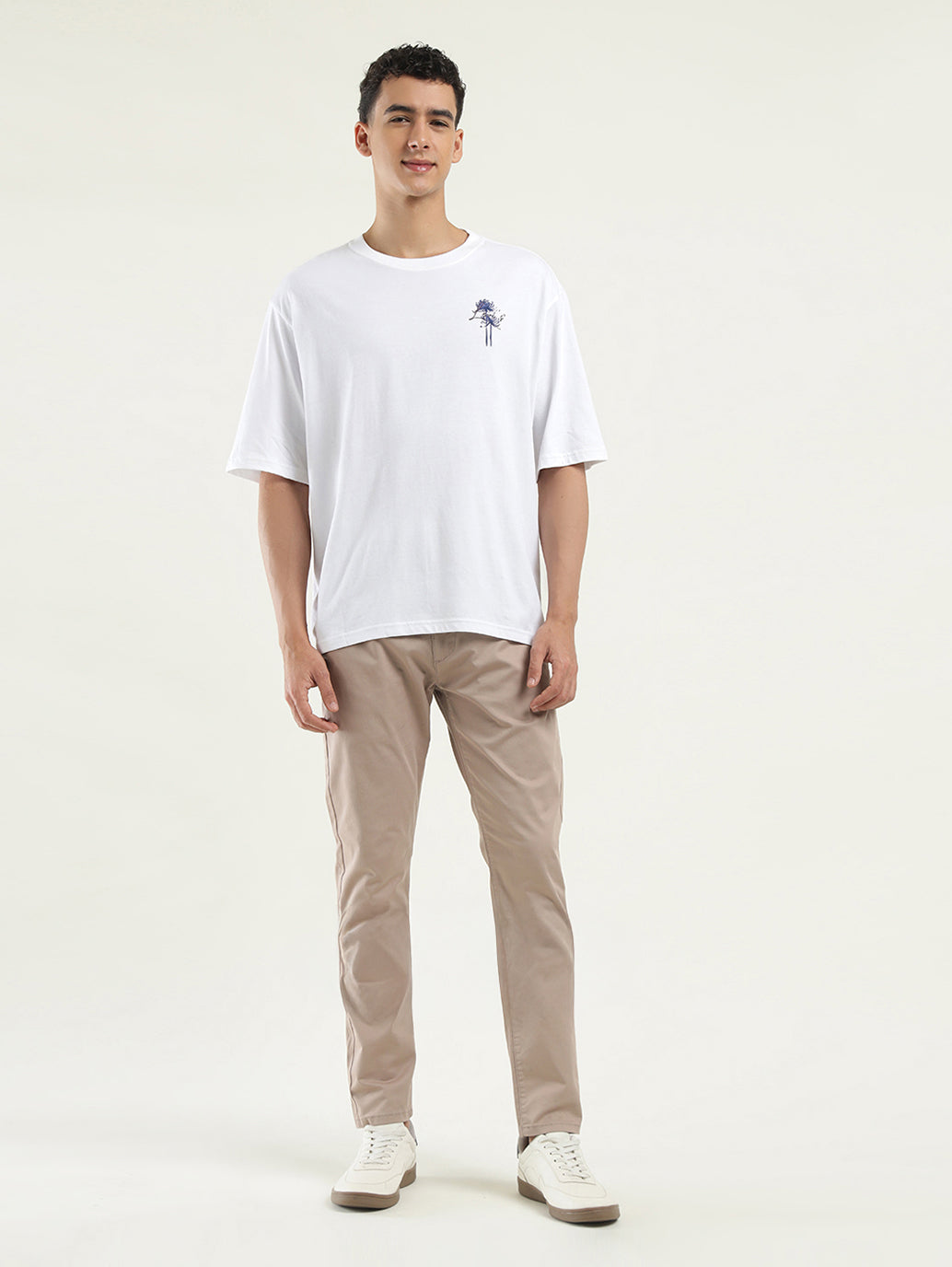 Men's Solid Loose Fit T-Shirt