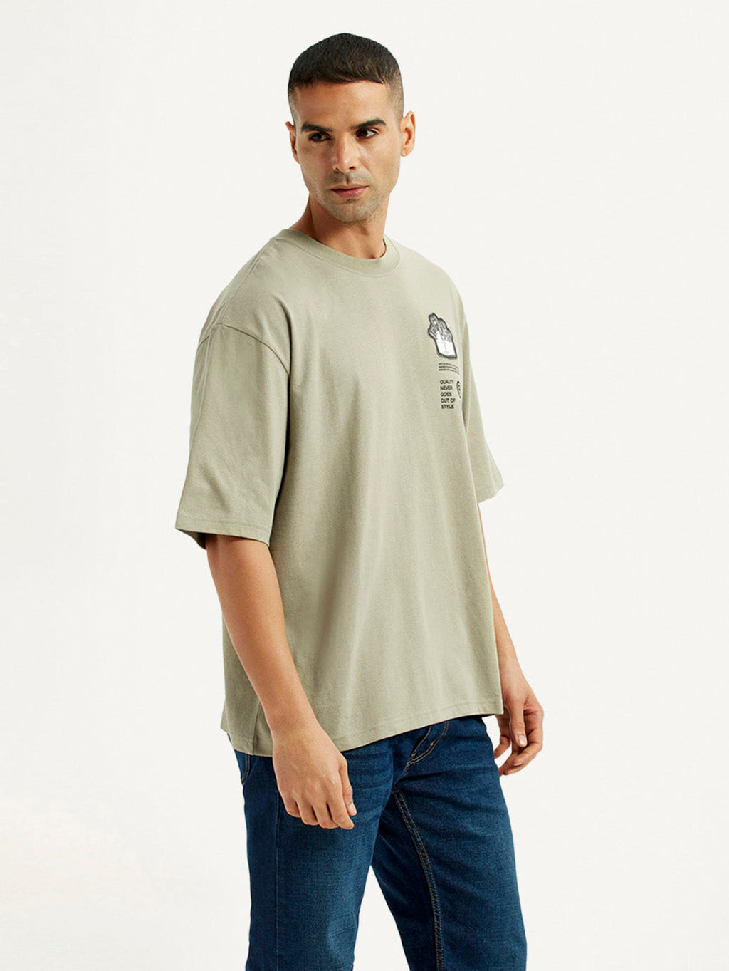 Men's Graphic Print Loose Fit T-shirt