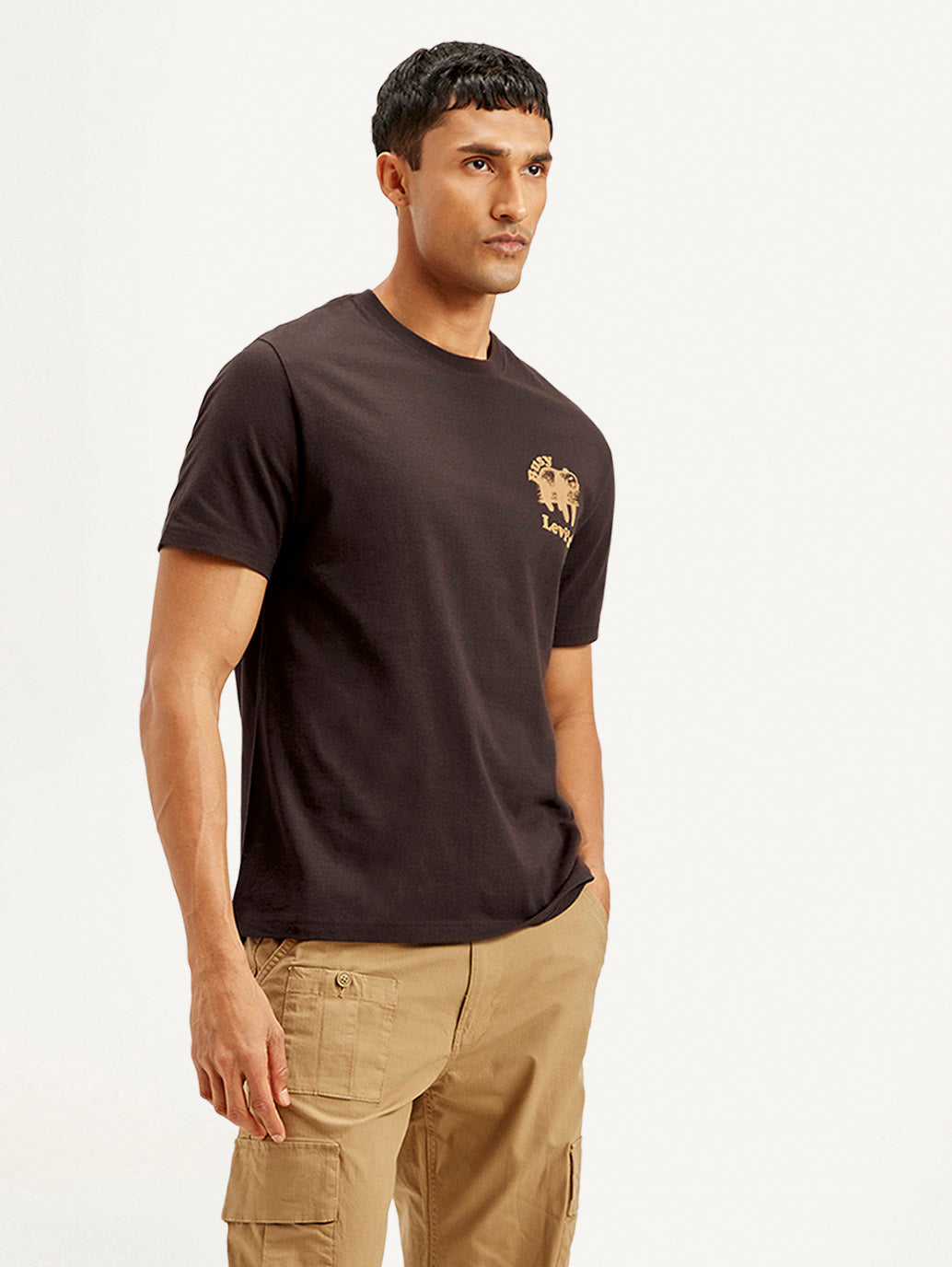 Men's Typography Crew Neck T-shirt
