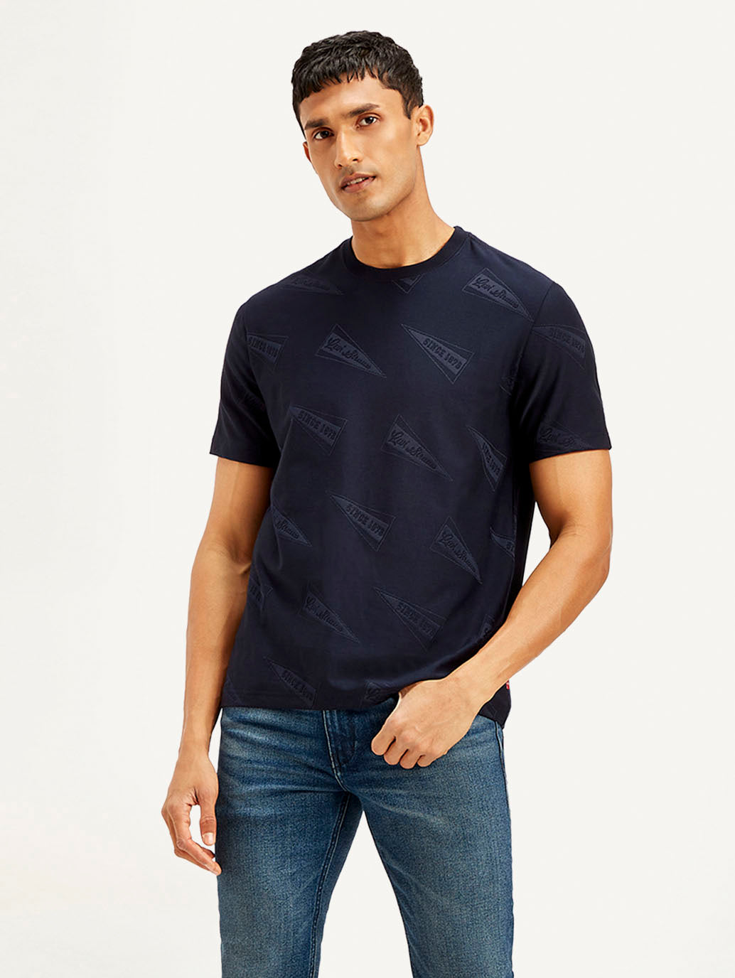 Men's Brand Logo Crew Neck T-shirt