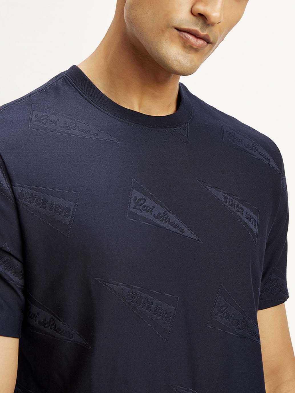 Men's Brand Logo Crew Neck T-shirt