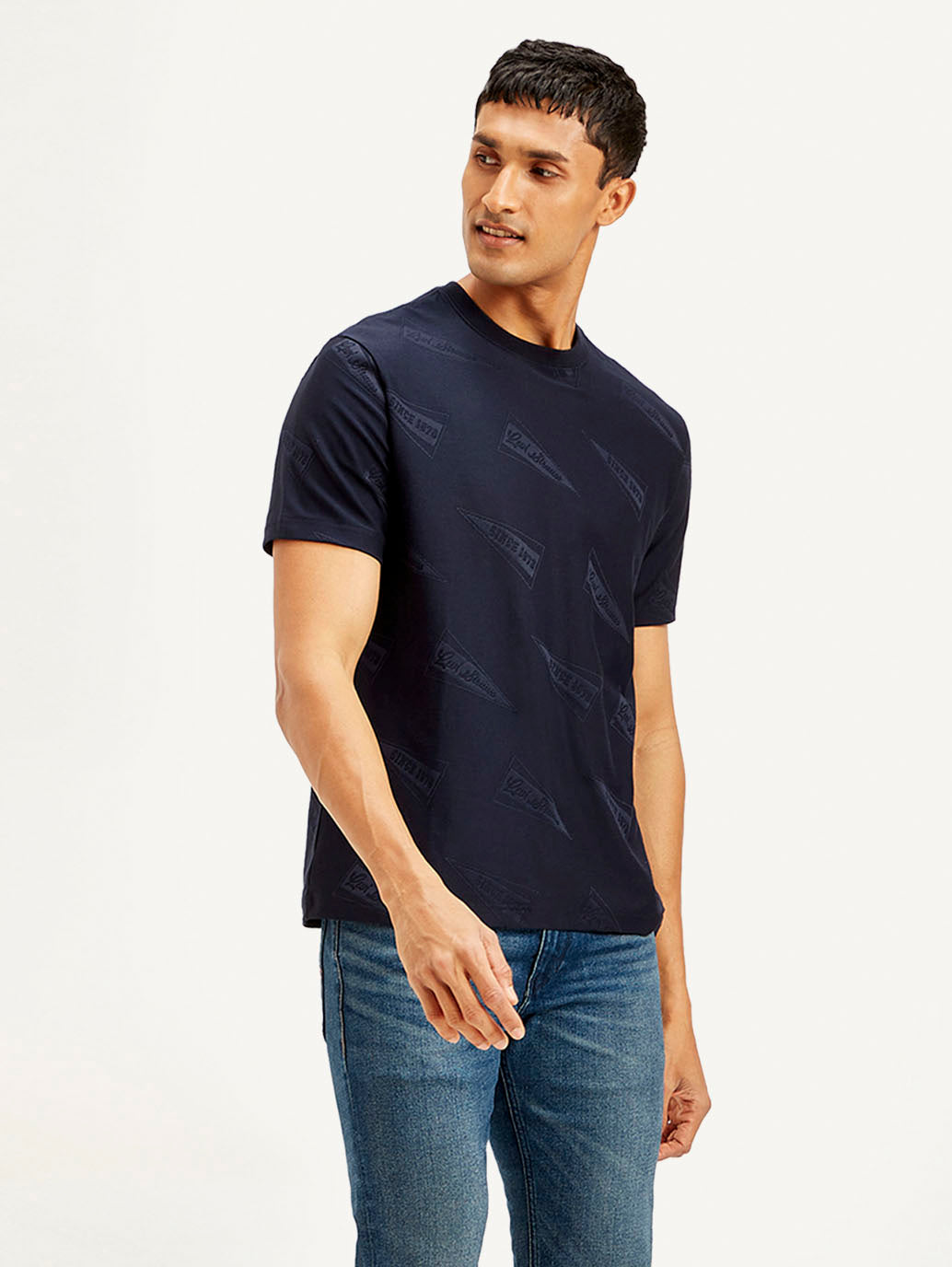 Men's Brand Logo Crew Neck T-shirt