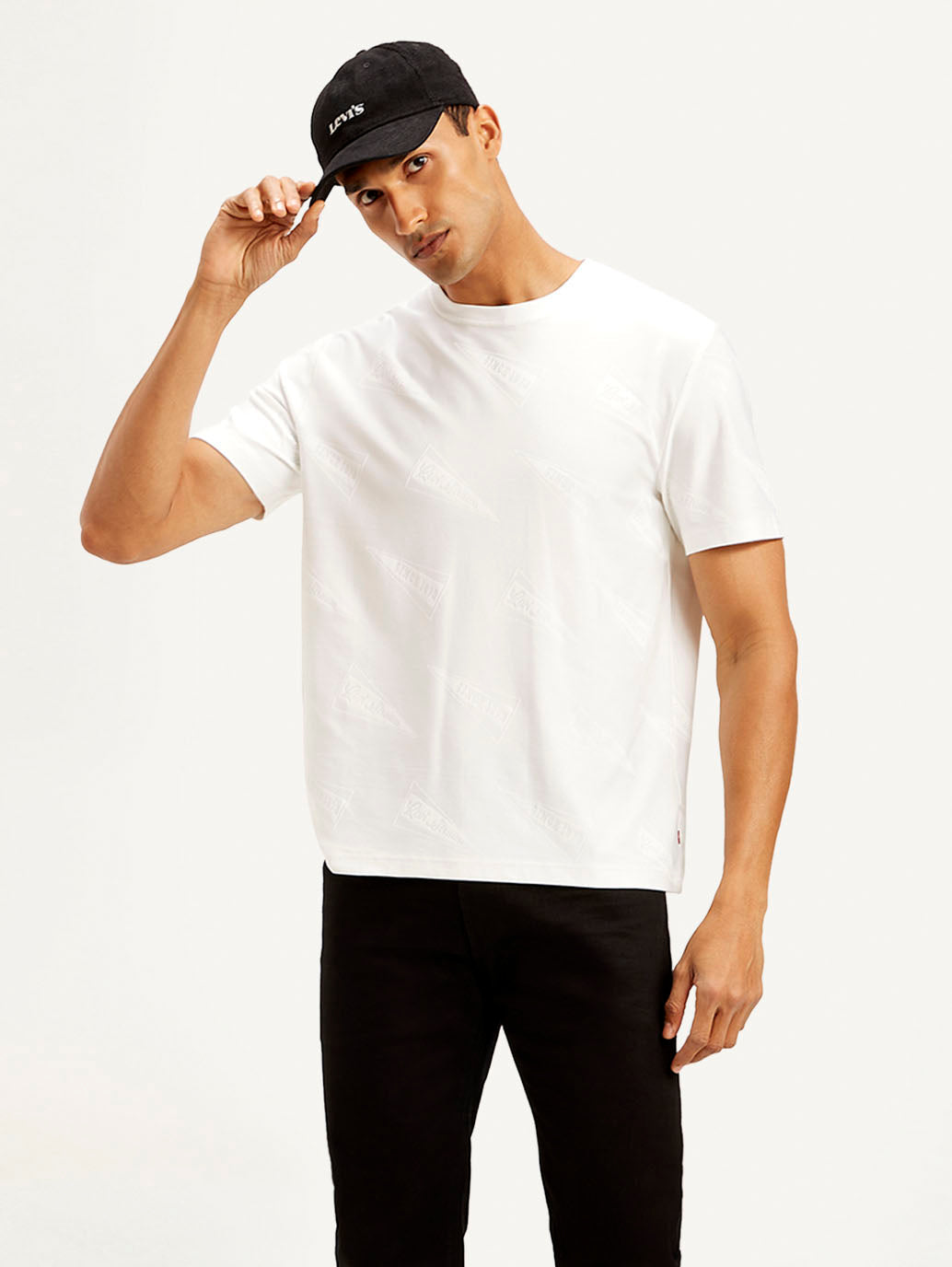 Men's Brand Logo Crew Neck T-shirt