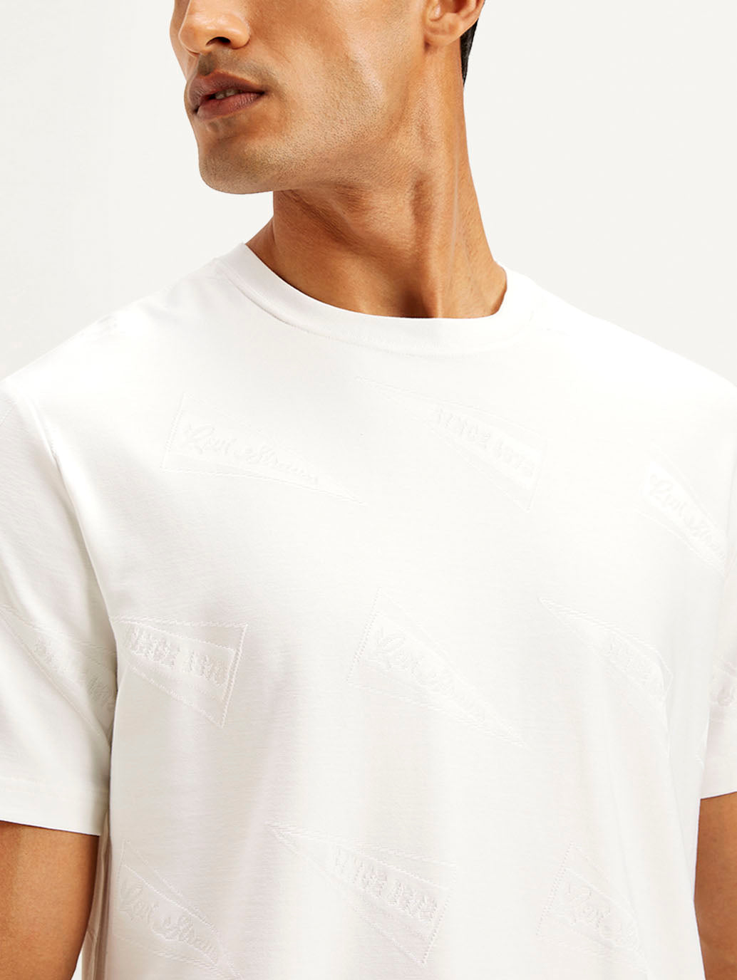 Men's Brand Logo Crew Neck T-shirt