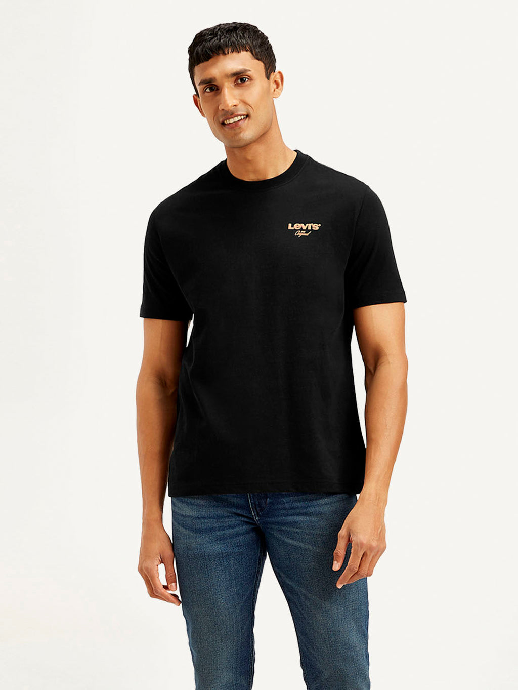Men's Solid Crew Neck T-shirt