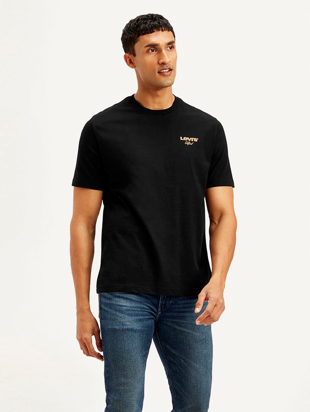 Men's Solid Crew Neck T-shirt