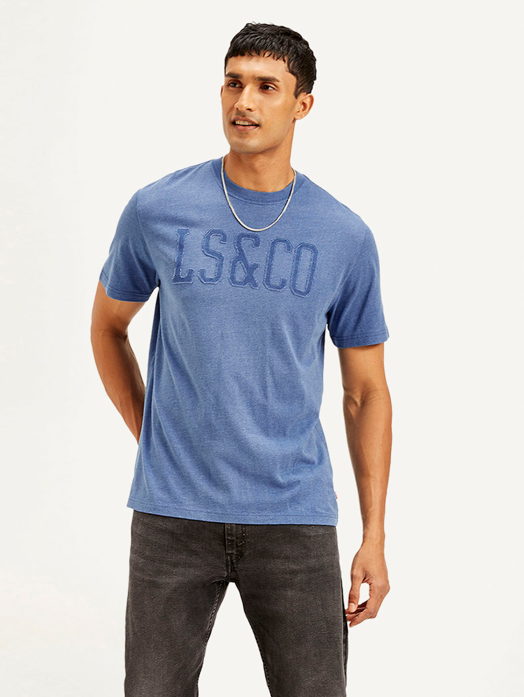 Men's Brand Logo Crew Neck T-shirt