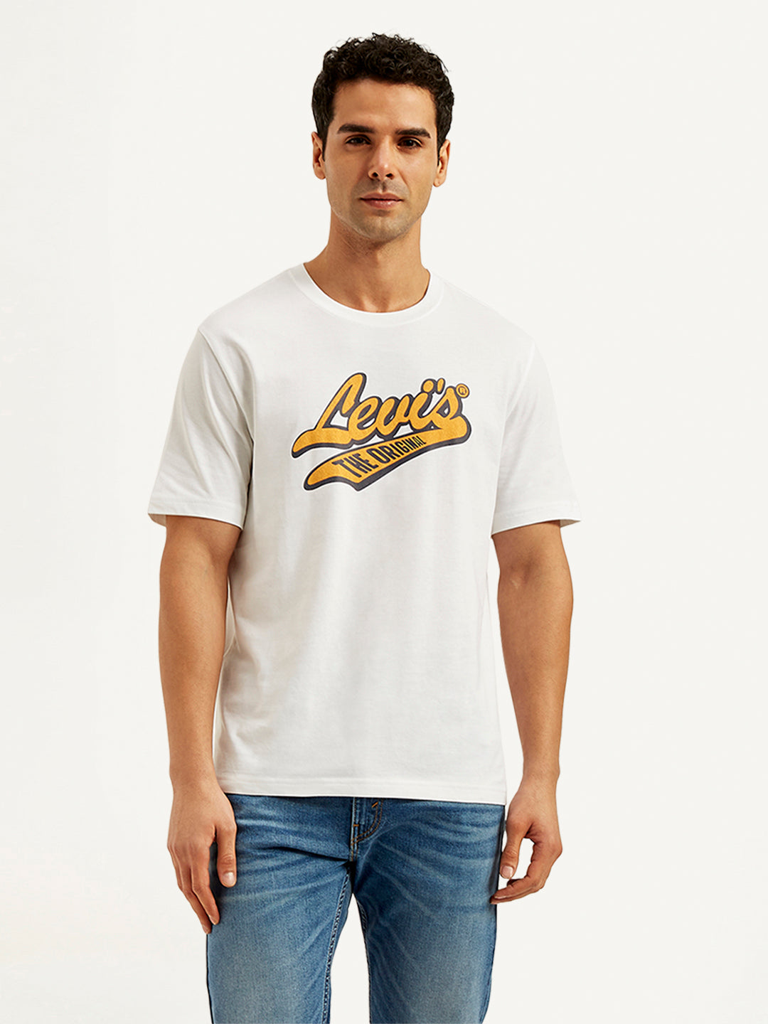 Men's Graphic Print Crew Neck T-Shirt