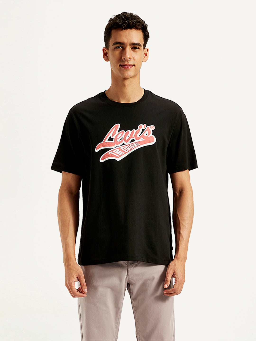 Men's Graphic Print Crew Neck T-Shirt