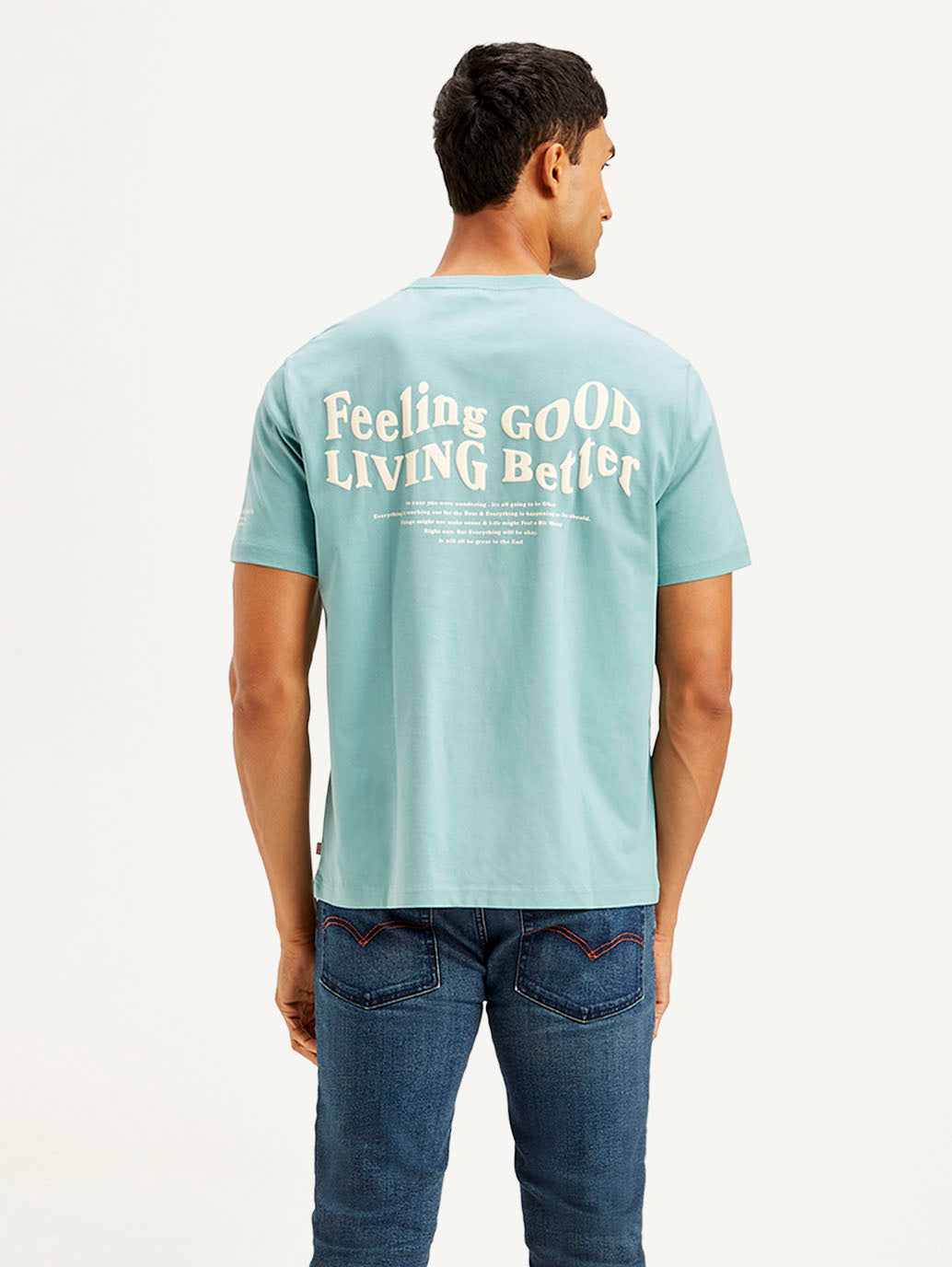 Men's Typography Crew Neck T-shirt
