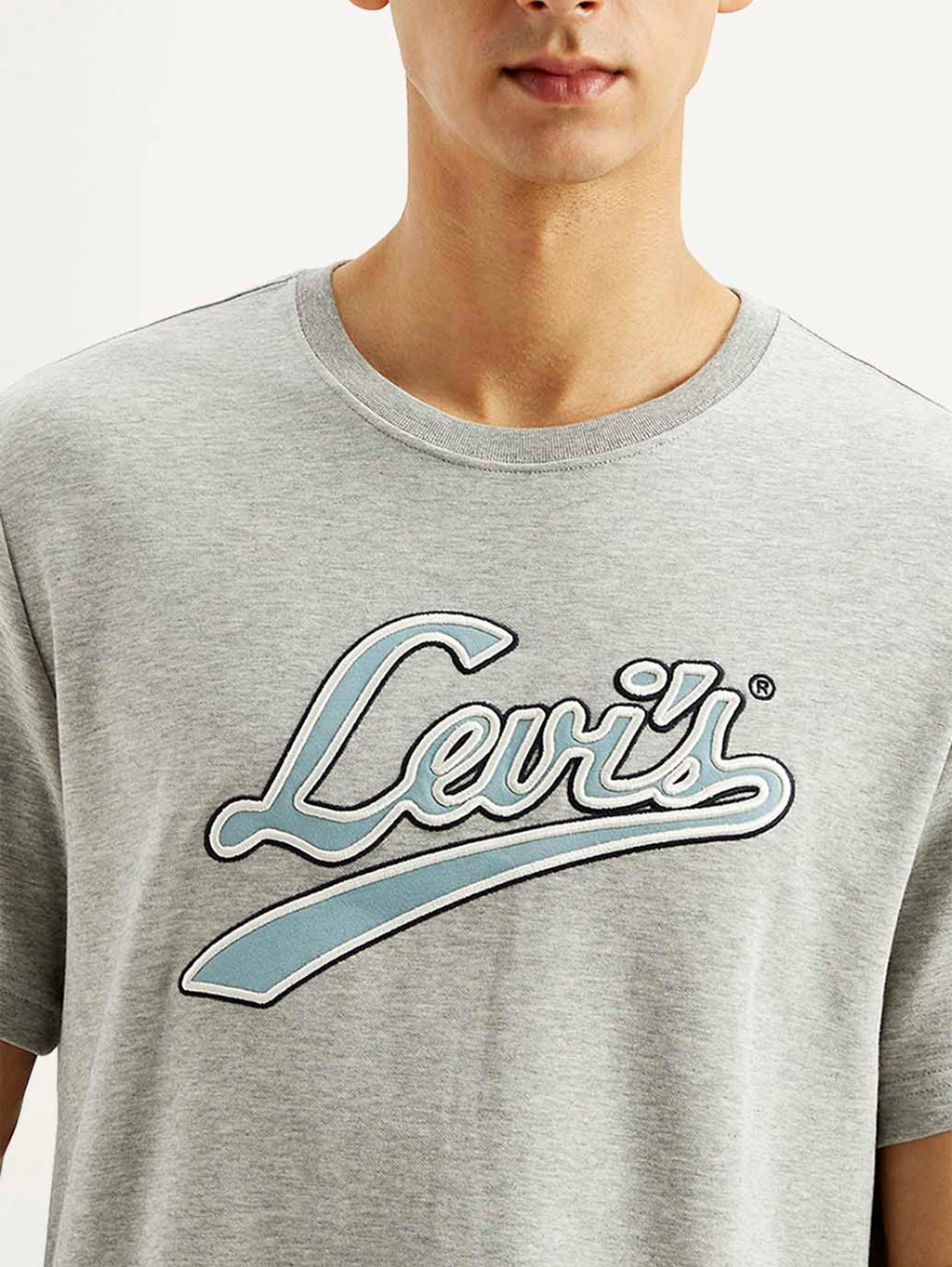 Men's Brand Logo Crew Neck T-shirt