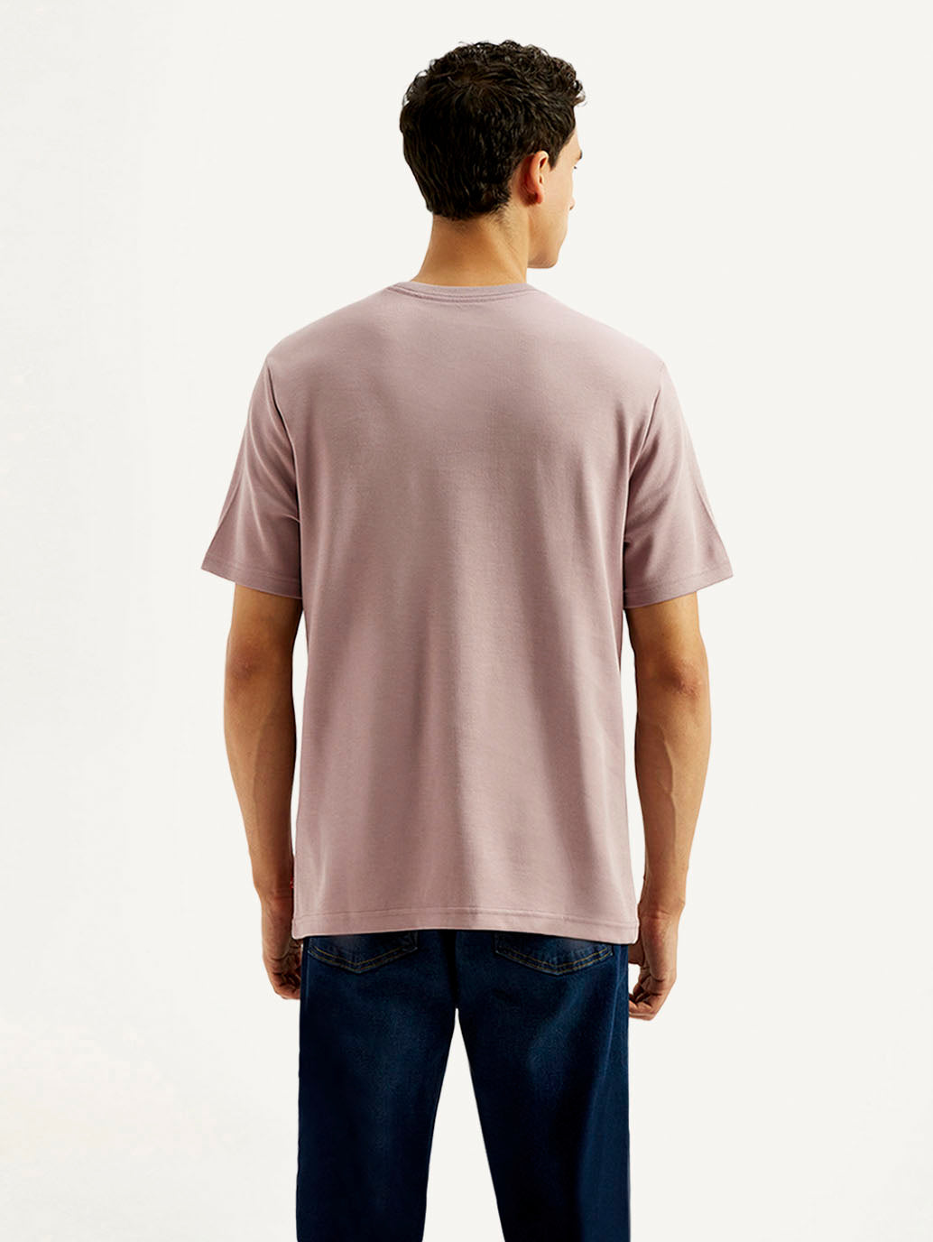 Men's Solid Crew Neck T-shirt