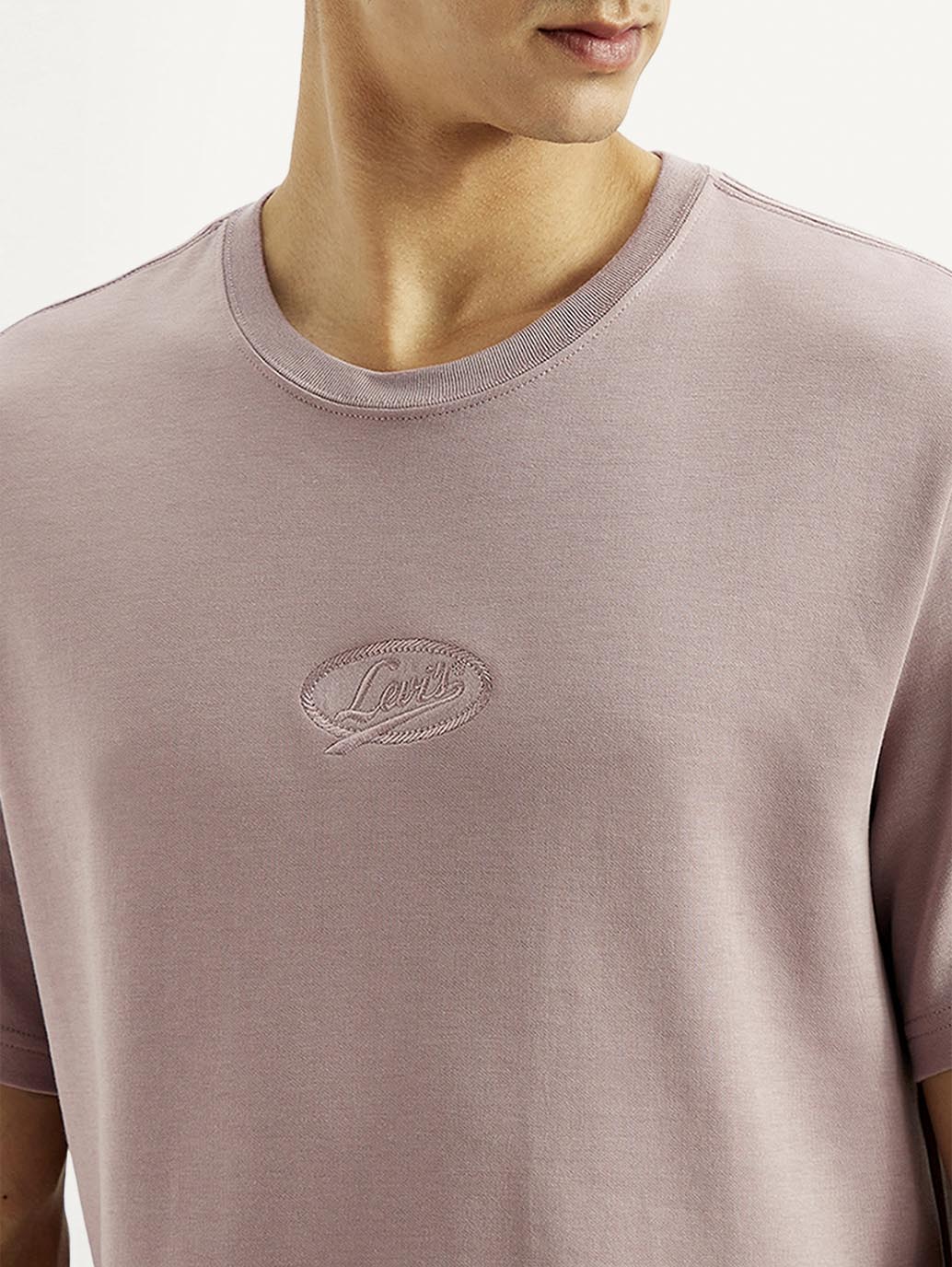 Men's Solid Crew Neck T-shirt