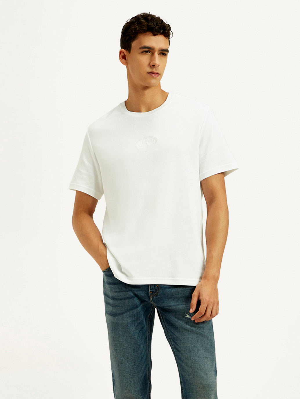 Men's Solid Regular Fit T-Shirt