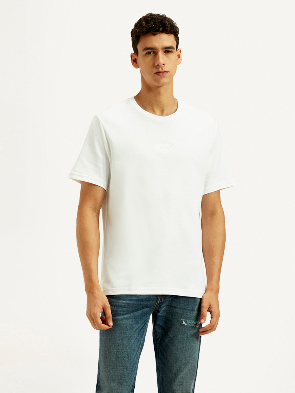 Men's Solid Regular Fit T-Shirt