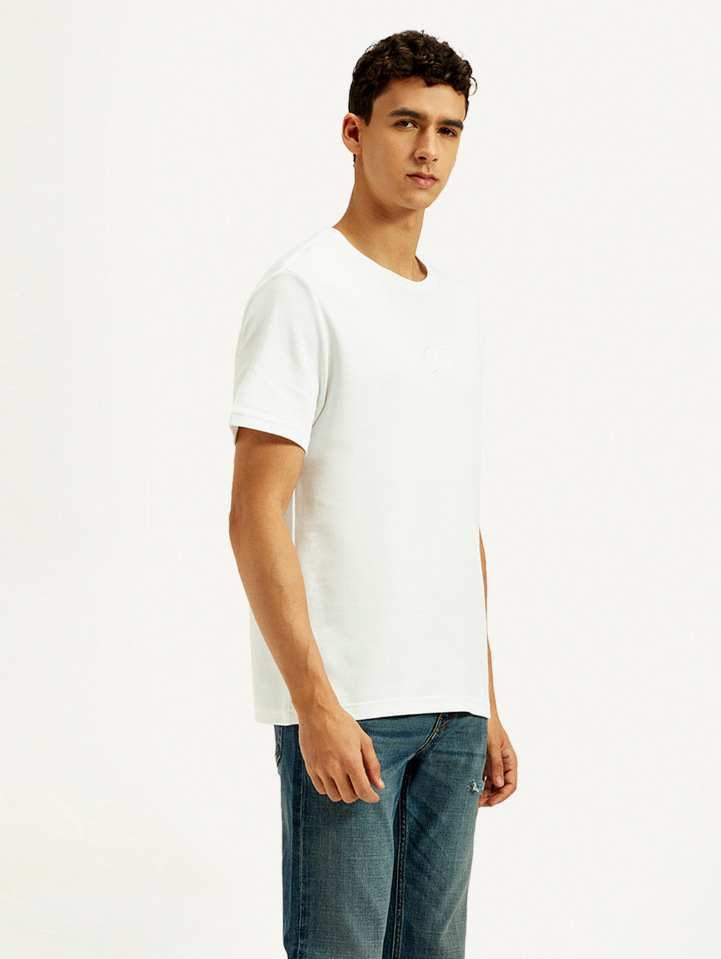 Men's Solid Regular Fit T-Shirt