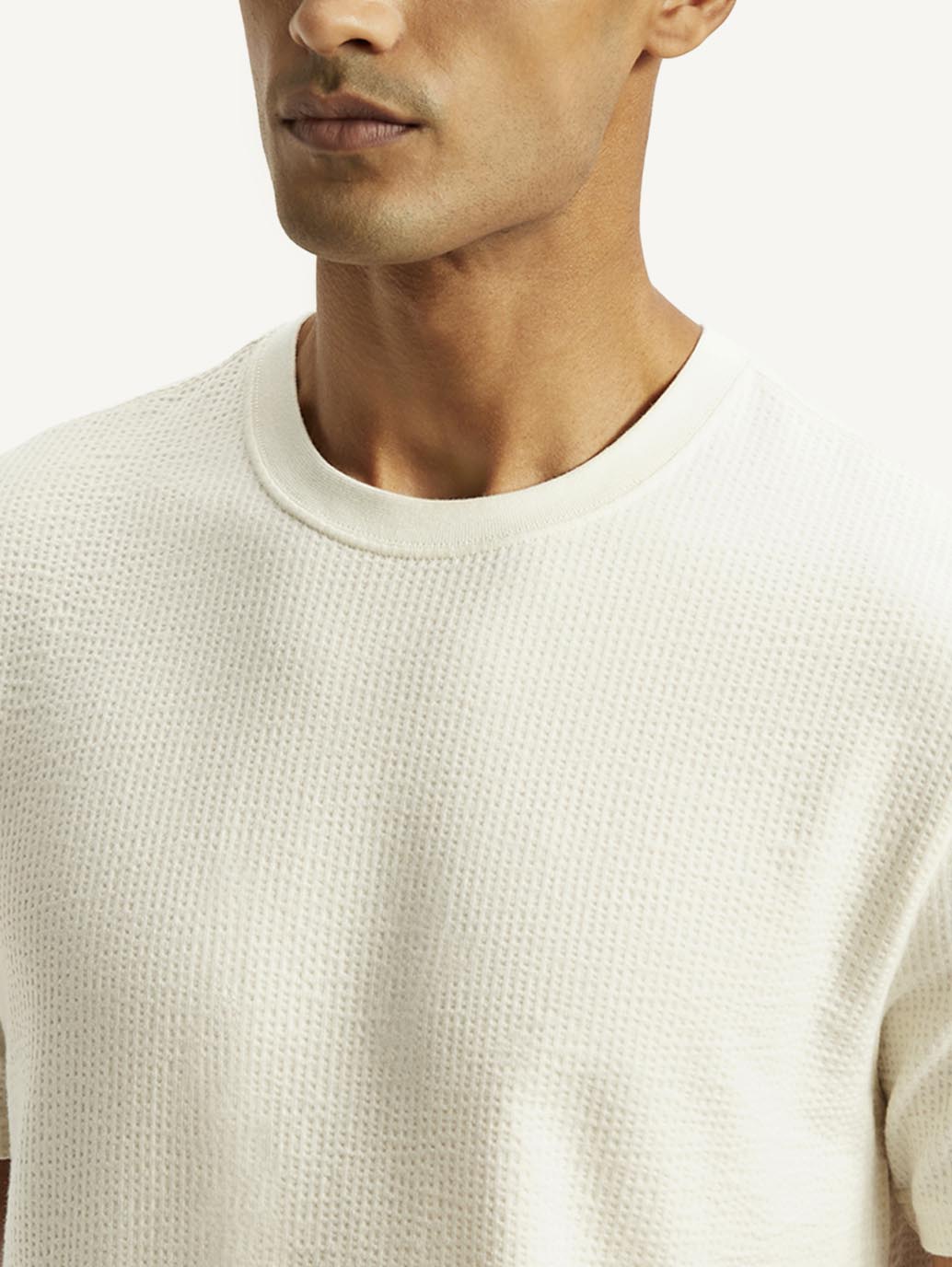 Men's Solid Regular Fit T-Shirt