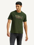 Men's Camo Print Regular Fit T-Shirt