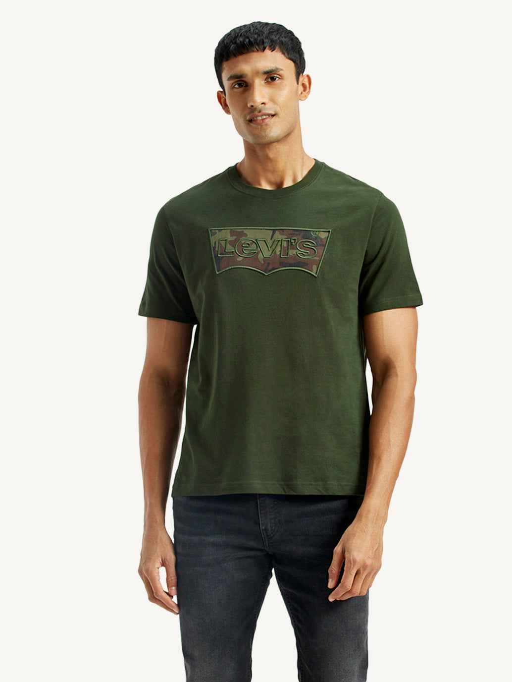 Men's Camo Print Regular Fit T-Shirt