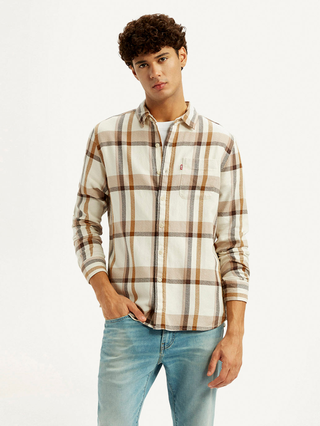 Men's Checkered Multi Color Slim Fit Shirt