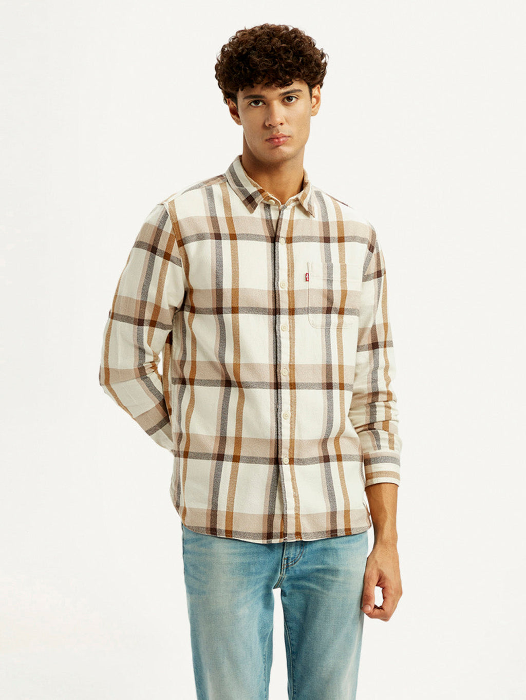 Men's Checkered Multi Color Slim Fit Shirt