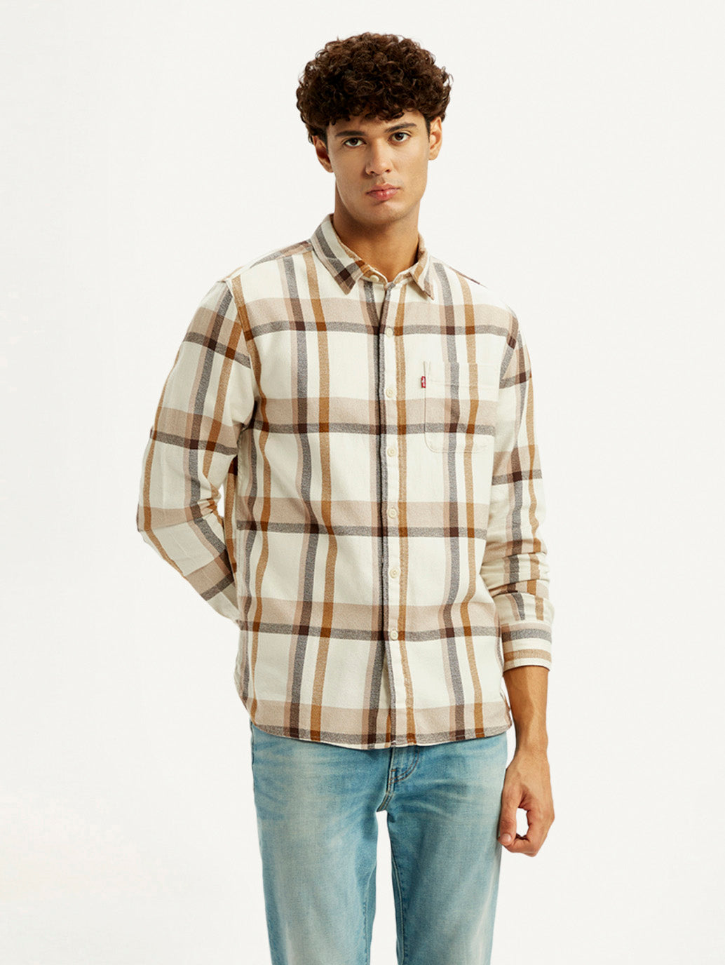 Men's Checkered Multi Color Slim Fit Shirt