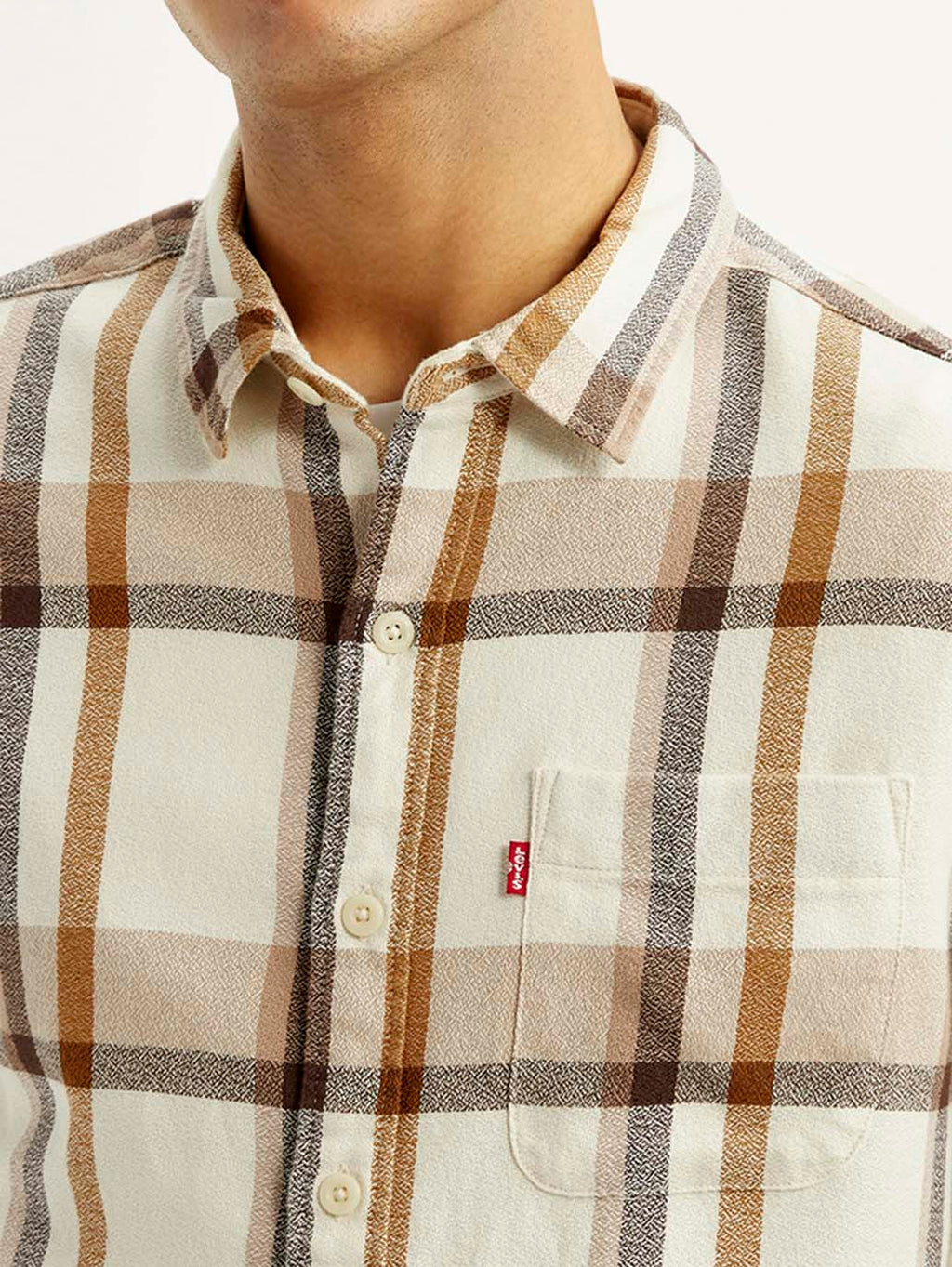 Men's Checkered Multi Color Slim Fit Shirt