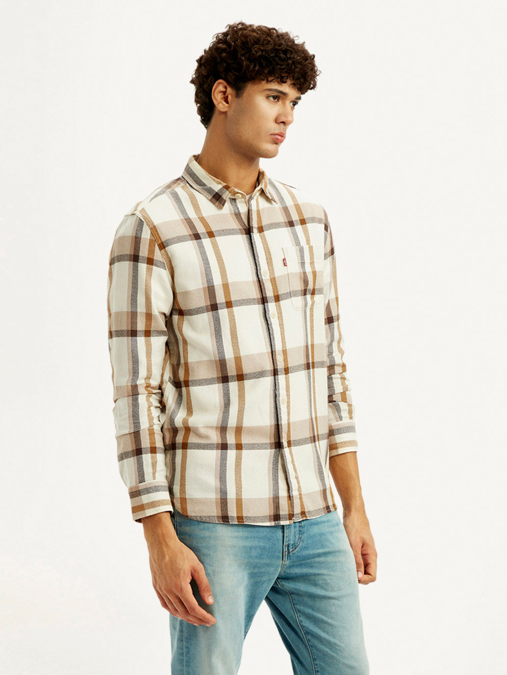 Men's Checkered Multi Color Slim Fit Shirt