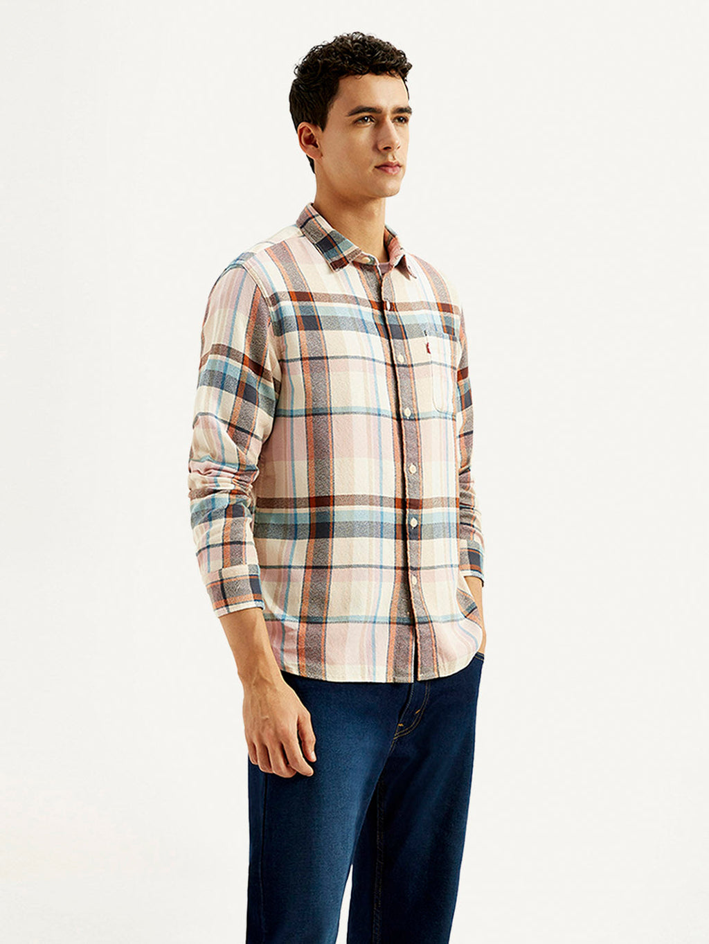 Men's Checkered Slim Fit Shirt