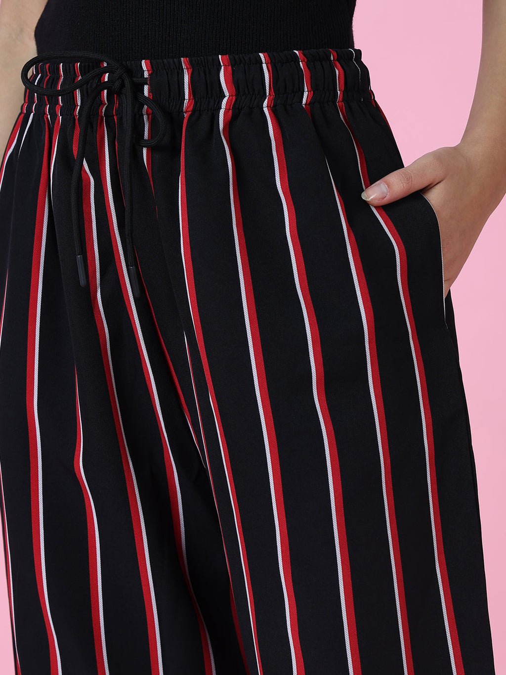 Women's Black Straight Leg Trousers