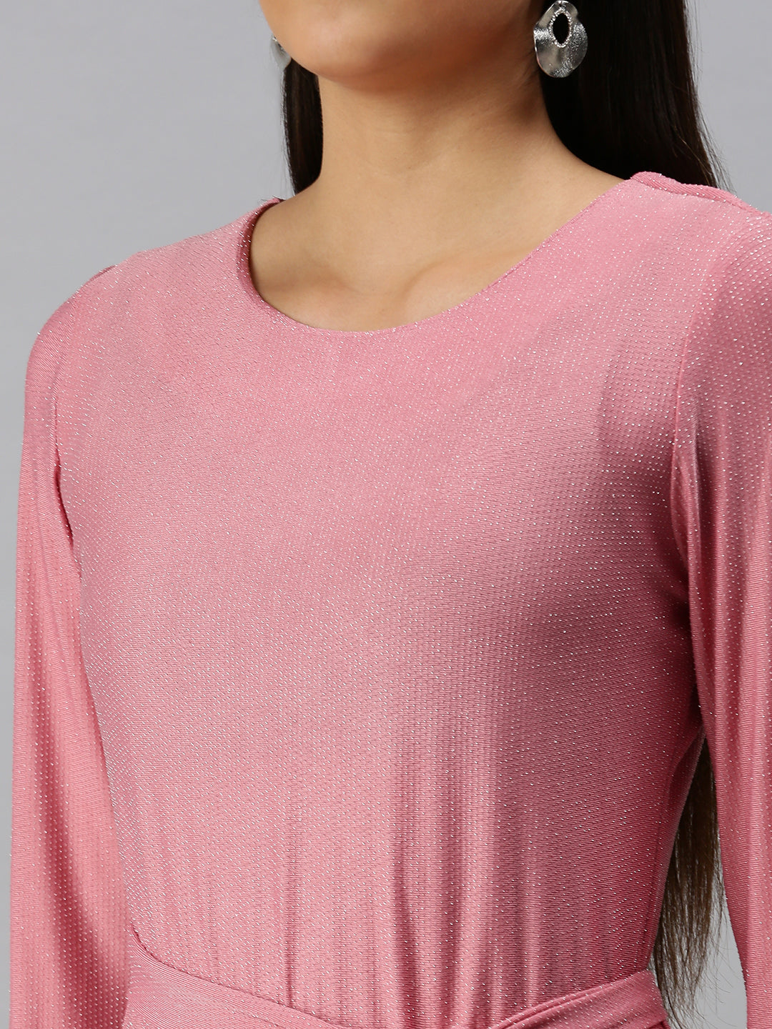Women's Pink A-Line Dress