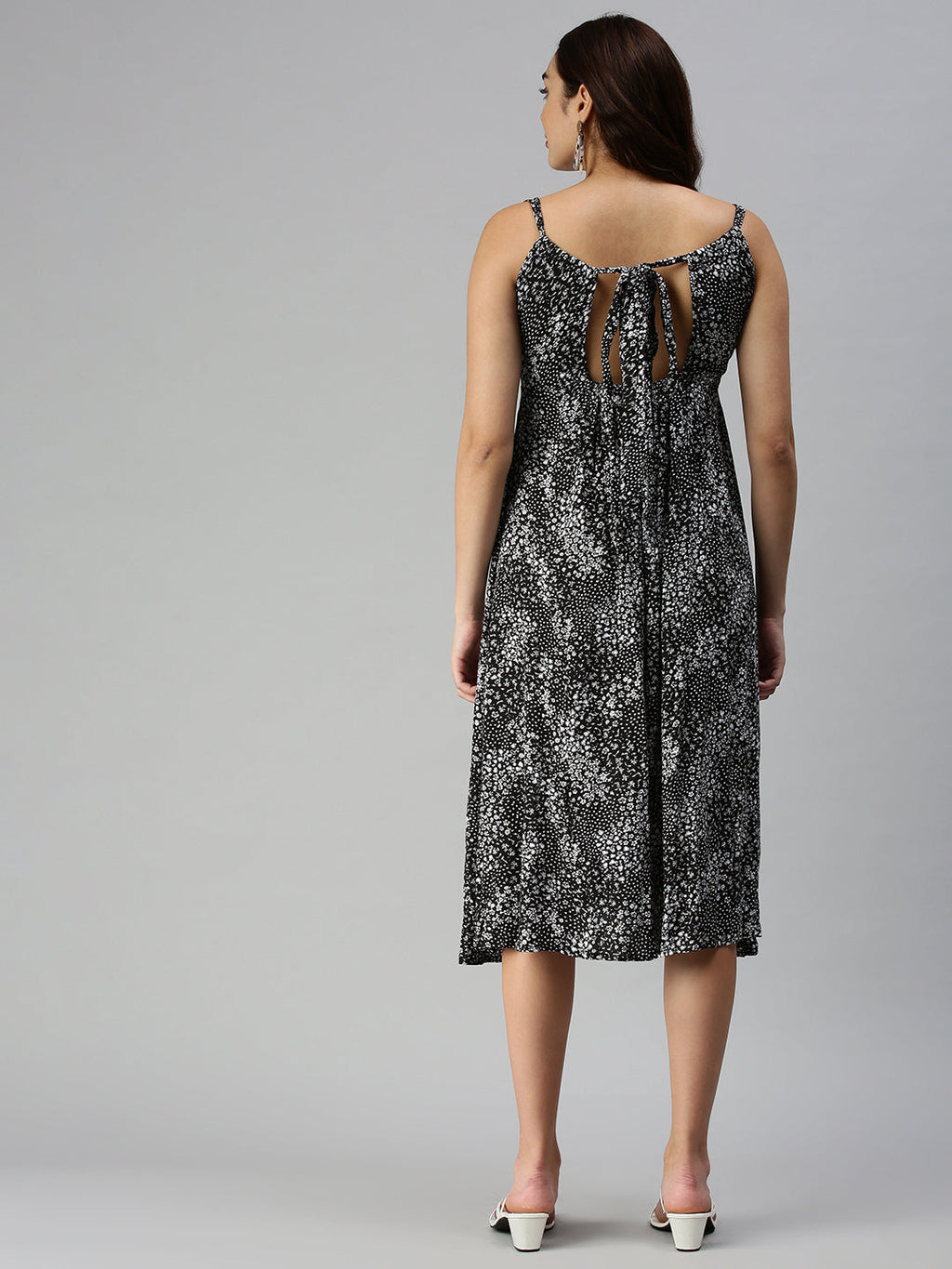 Women's Black A-Line Dress