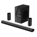 boAt Aavante Bar 3600 | 500W Bluetooth Soundbar, 5.1 Surround Sound System with Subwoofer and Wired Rear Speakers