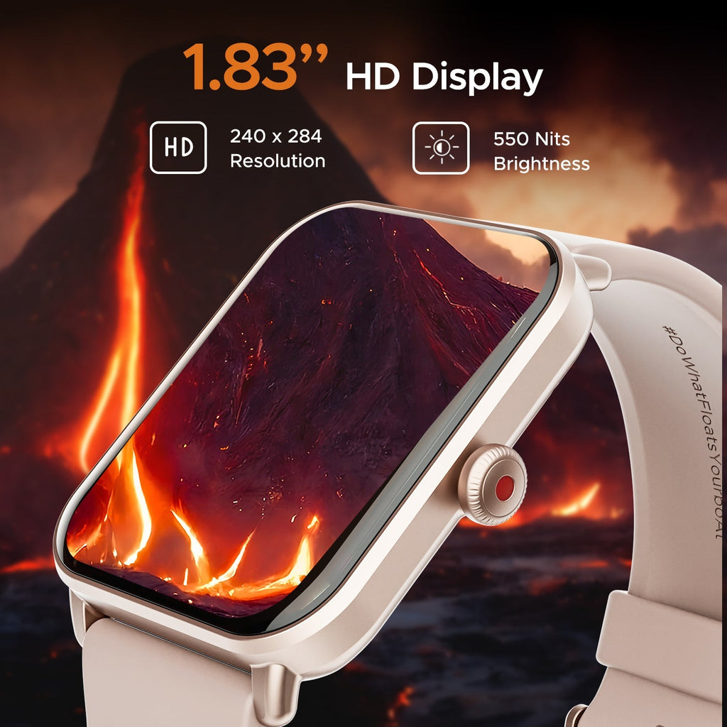 boAt Wave Fury | Bluetooth Calling Smartwatch with 1.83" (4.64cm) HD display, 30 days Battery, Heart Rate & SpO2 monitoring