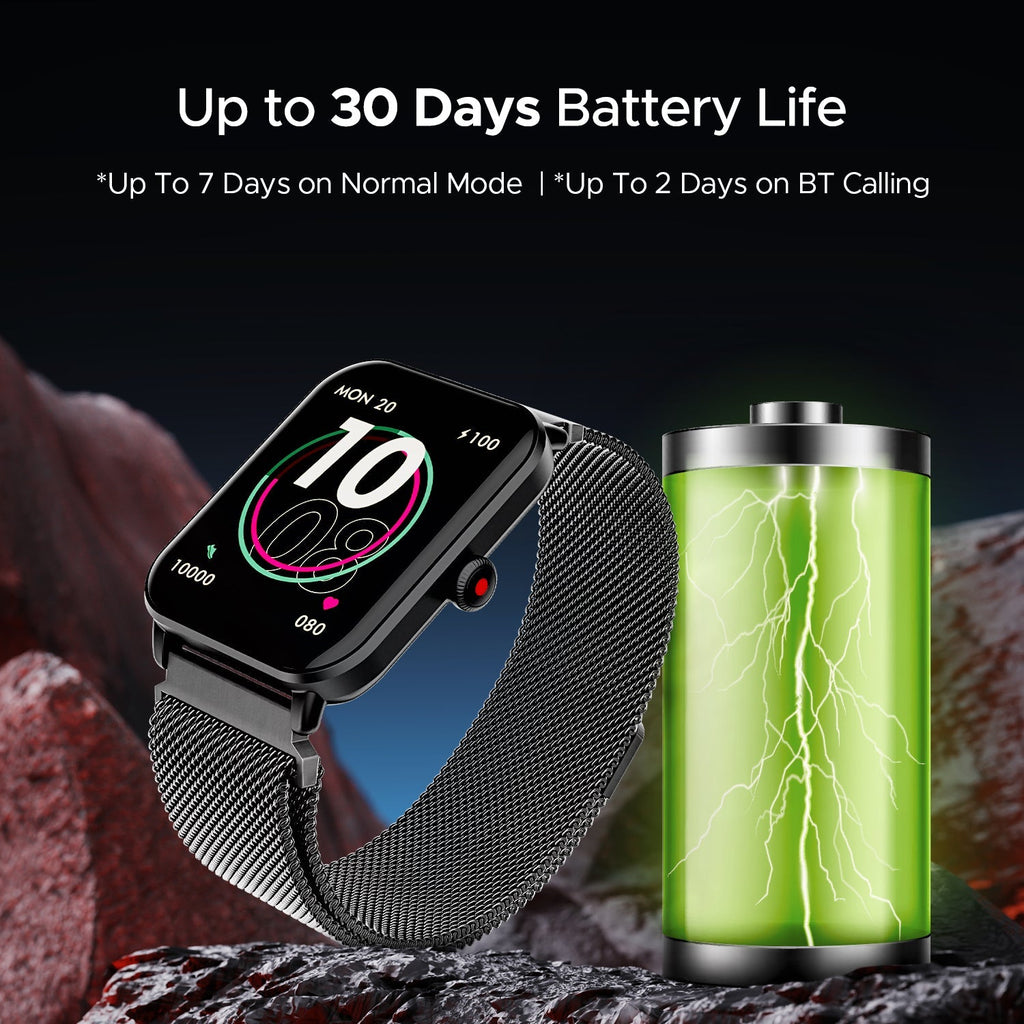 boAt Wave Fury | Bluetooth Calling Smartwatch with 1.83" (4.64cm) HD display, 30 days Battery, Heart Rate & SpO2 monitoring