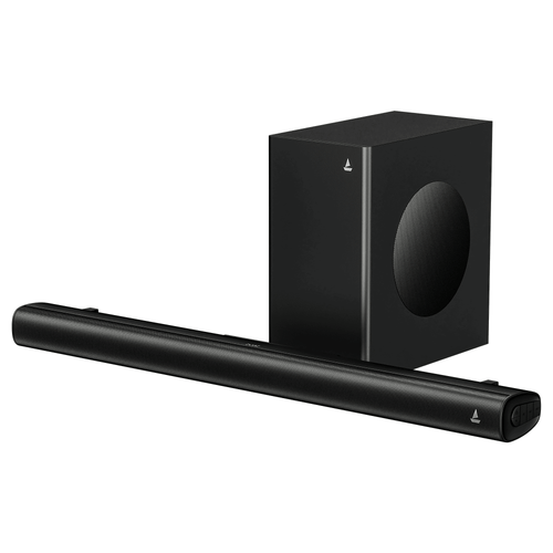 boAt Aavante 2.1 2000 | 200W Bluetooth Soundbar, 2.1 Channel with Wired Subwoofer, Multi-Connectivity, Wall Mountable