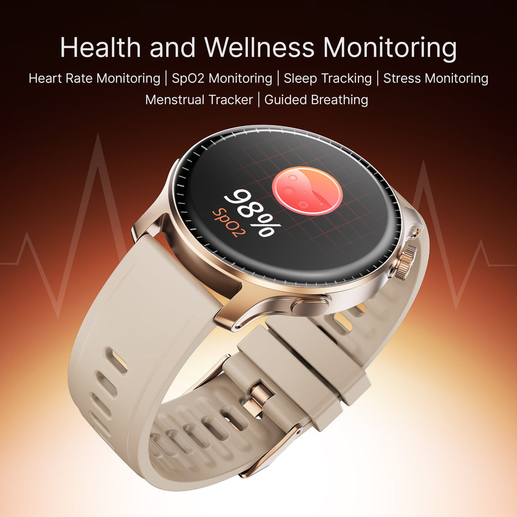 boAt Ultima Prime | Smartwatch with 1.43" AMOLED Display, Cloud Watch Faces, Emergency SOS, BT Calling, Functional Crown