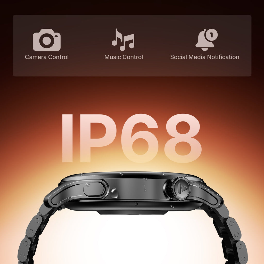 boAt Ultima Prime | Smartwatch with 1.43" AMOLED Display, Cloud Watch Faces, Emergency SOS, BT Calling, Functional Crown