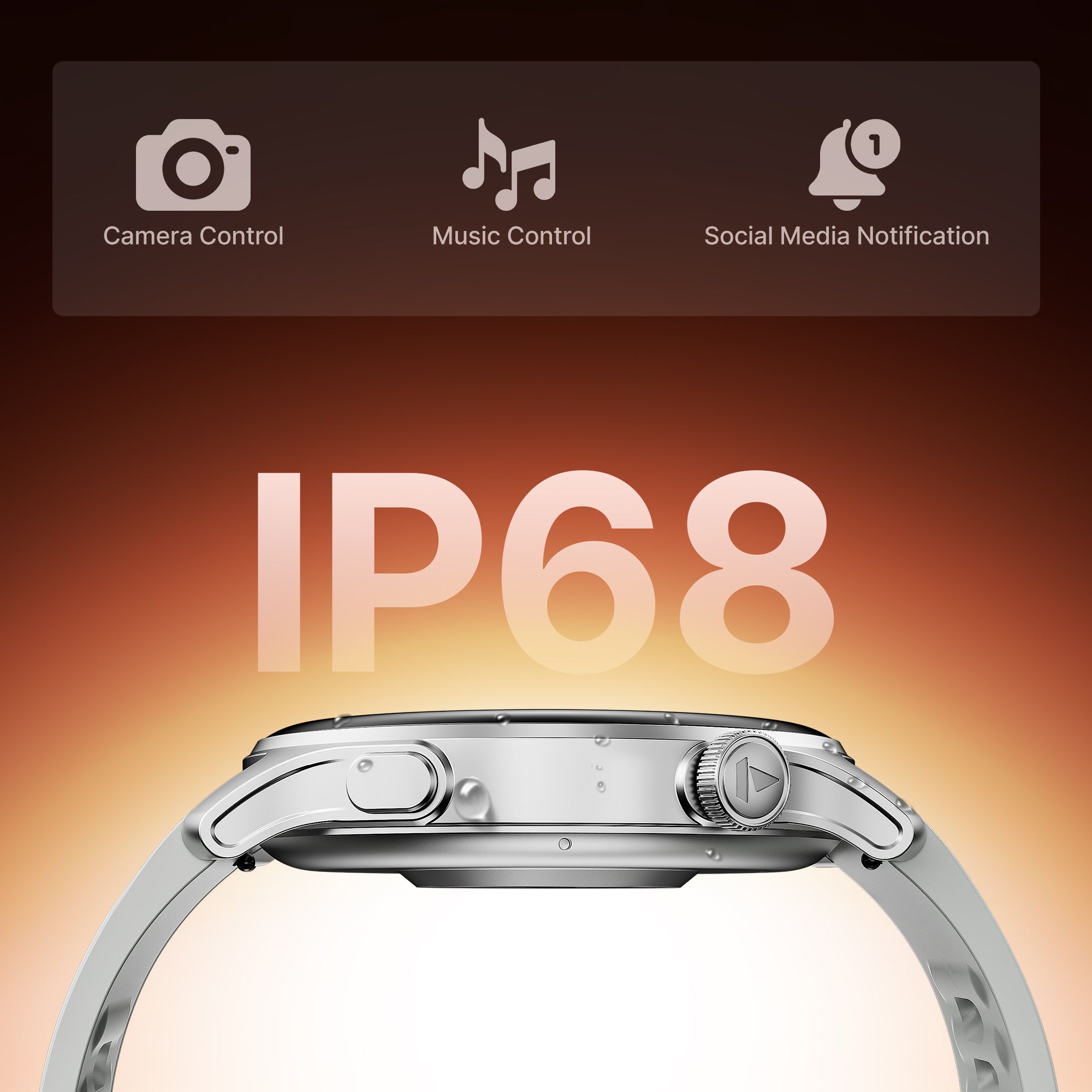 boAt Ultima Prime | Smartwatch with 1.43" AMOLED Display, Cloud Watch Faces, Emergency SOS, BT Calling, Functional Crown