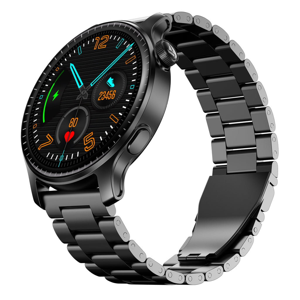 boAt Ultima Prime | Smartwatch with 1.43" AMOLED Display, Cloud Watch Faces, Emergency SOS, BT Calling, Functional Crown