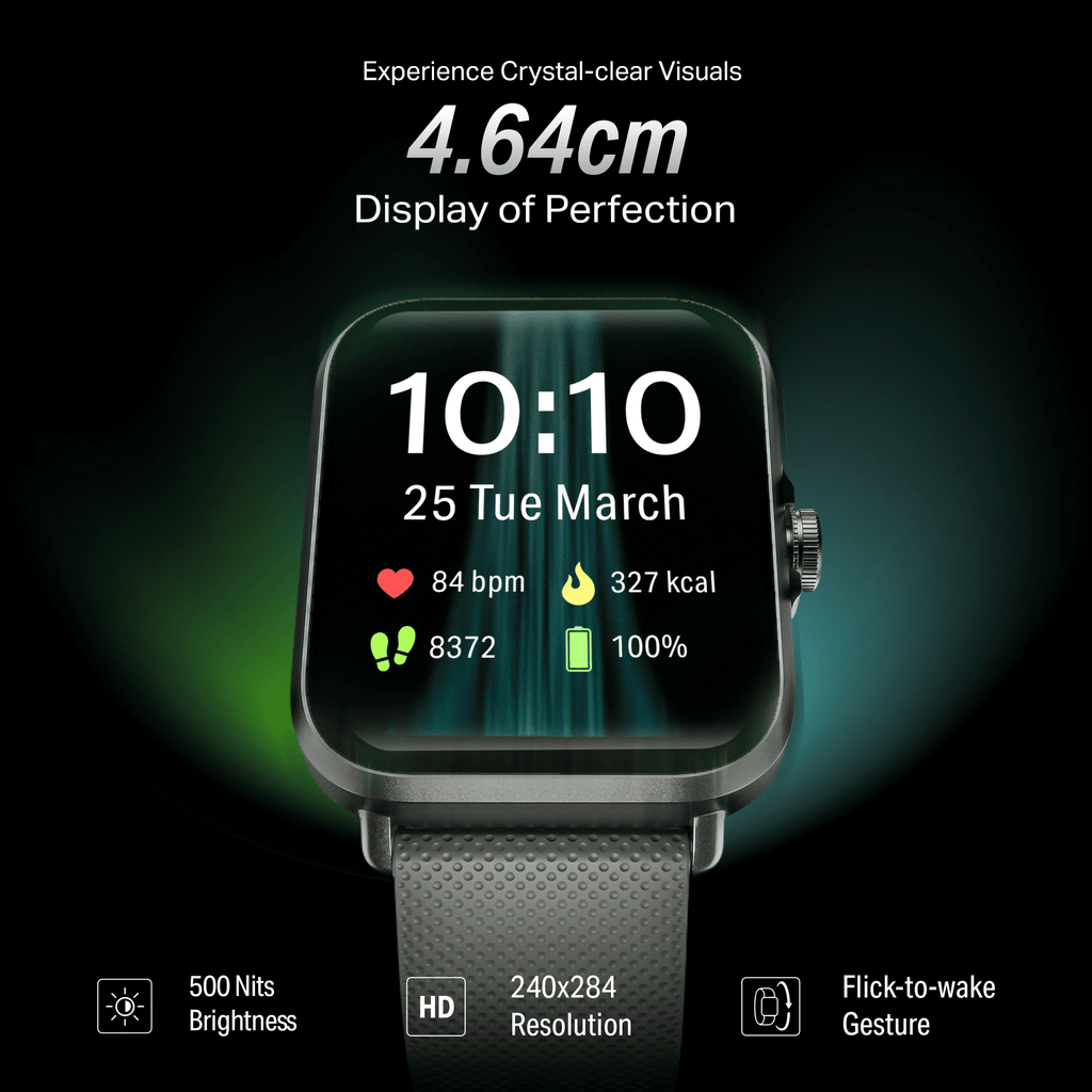 boAt Storm Infinity | Smartwatch with 1.83" HD Display, ASAP Charge, 15-Day Battery Life, Functional Crown, BT v5.4