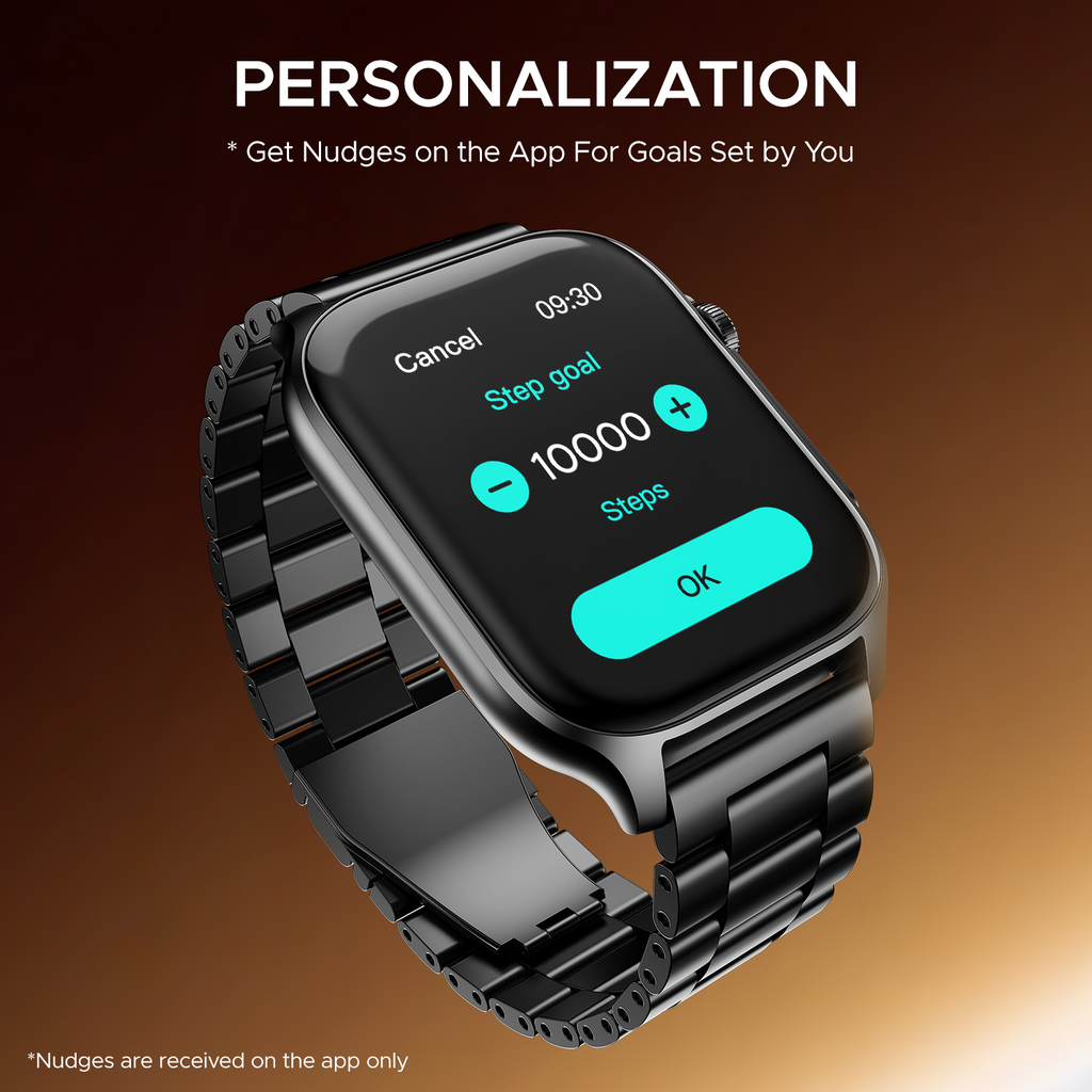 boAt Ultima Ember | Smartwatch with 1.96" AMOLED Display, Cloud Watch Faces, Functional Crown, BT Calling